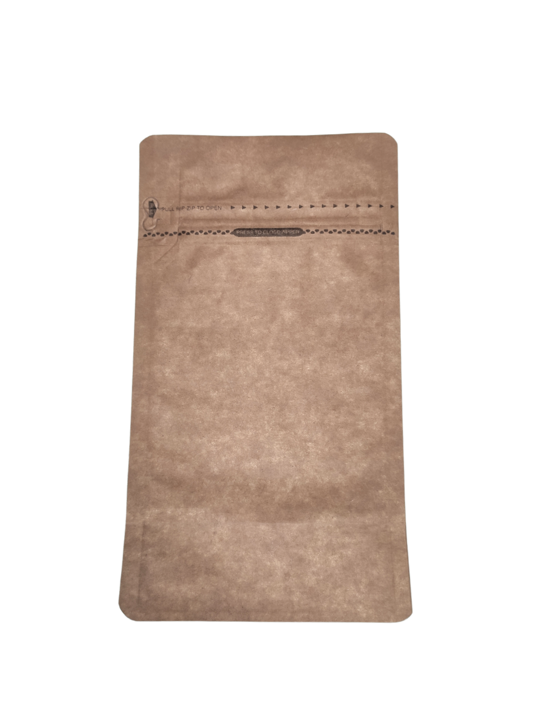 Flat Bottom Papier Kraft Aluminium