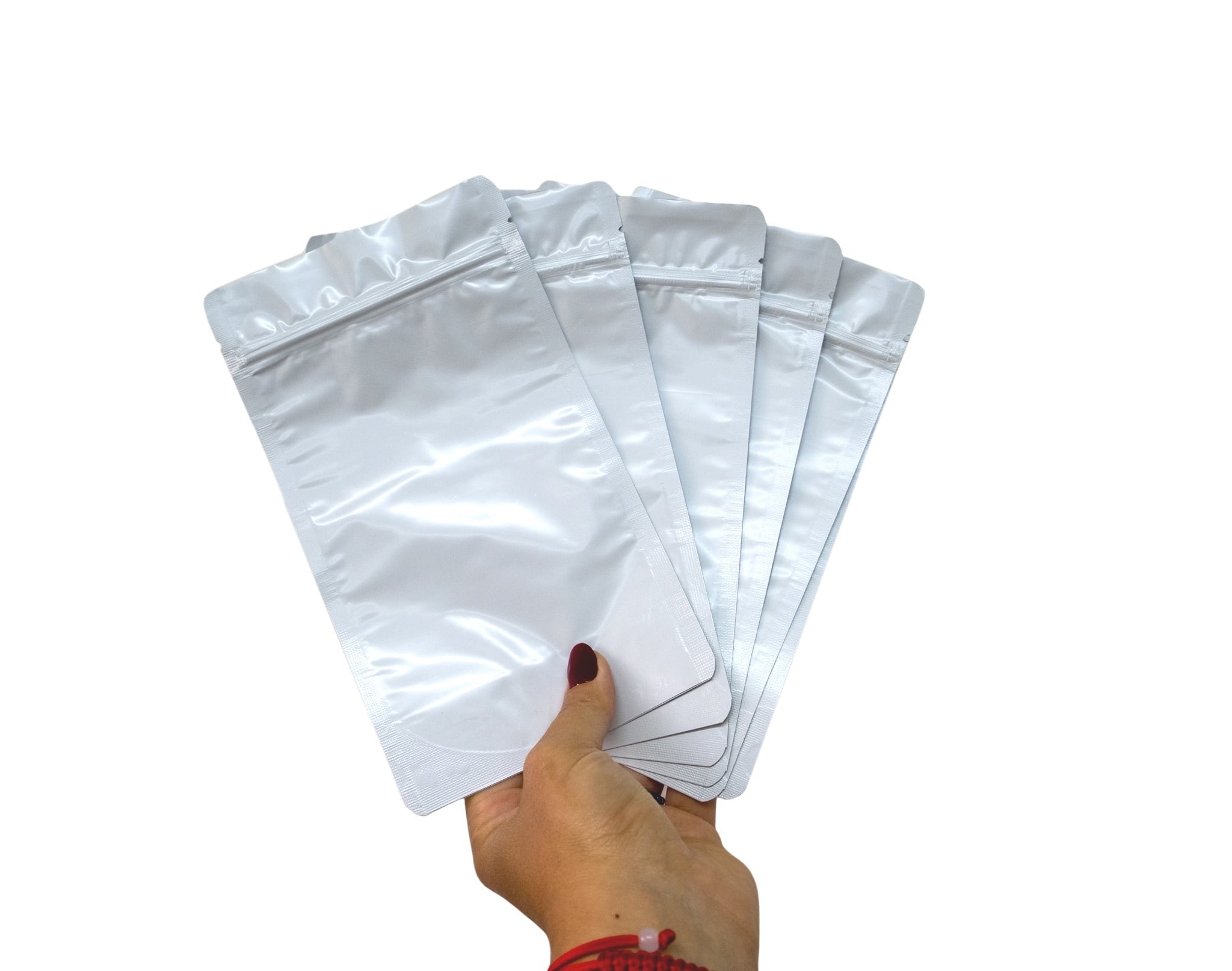 Doypack Biały Aluminium