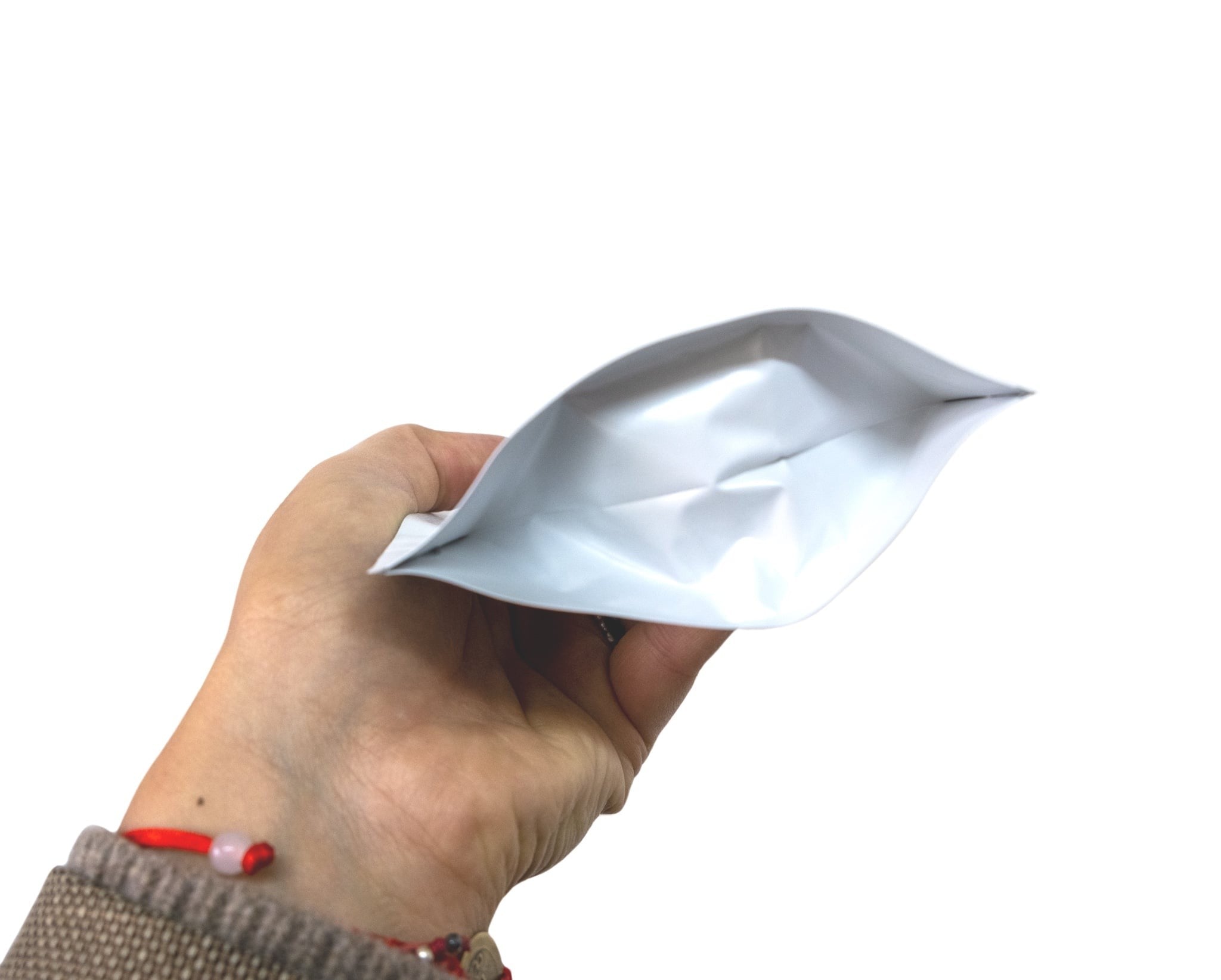 Doypack Biały Aluminium