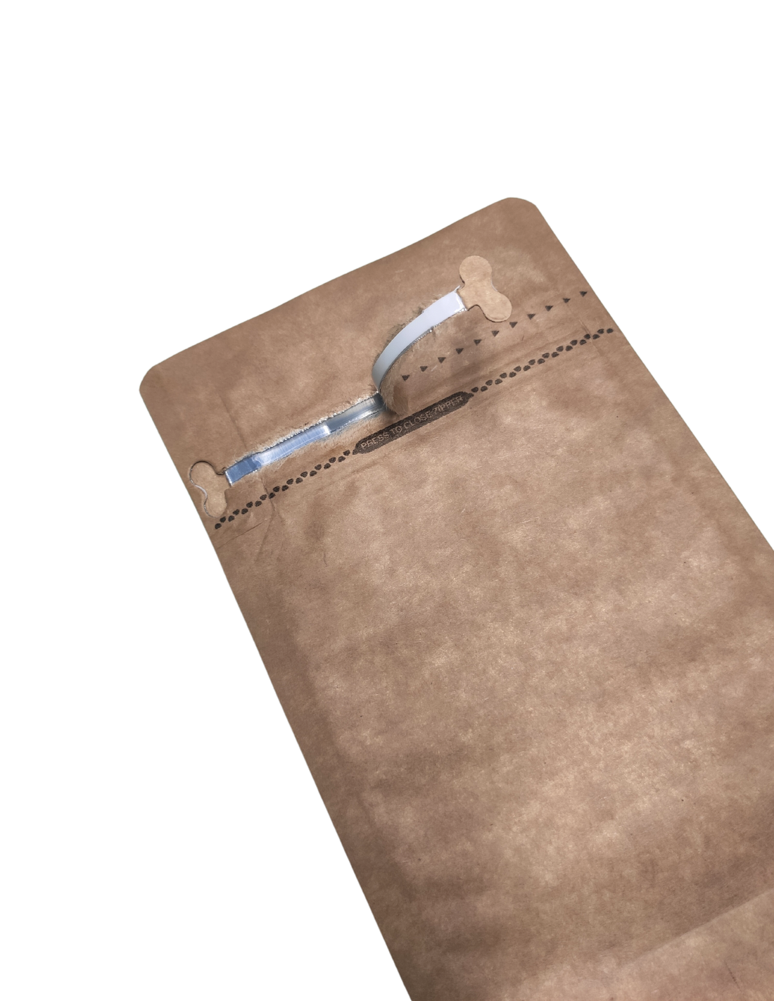 Flat Bottom Papier Kraft Aluminium