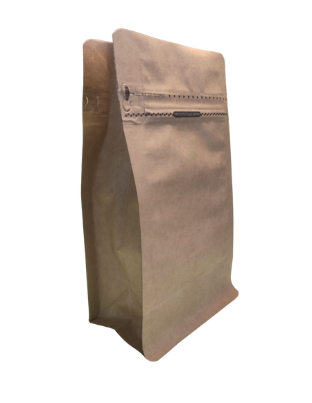 Flat Bottom Papier Kraft Aluminium