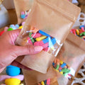 Doypack Papier Kraft z okienkiem