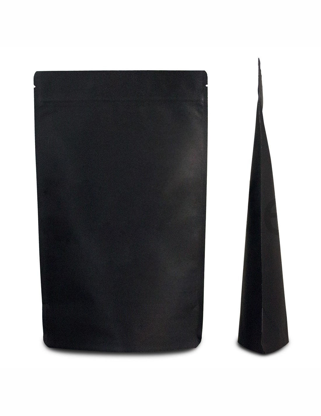 Doypack Czarny Papier Kraft