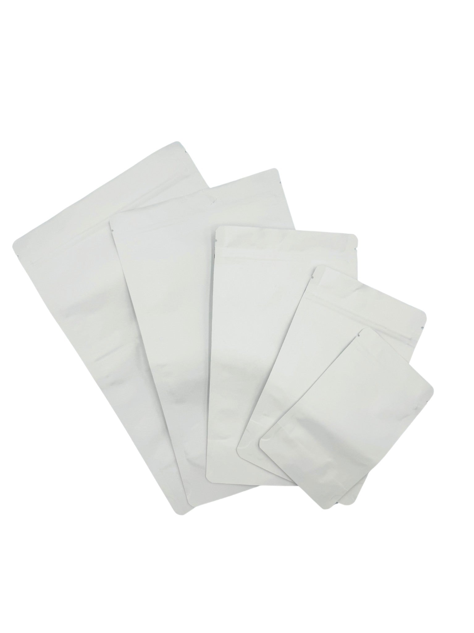 Doypack Biały Papier Kraft Aluminium