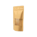 Doypack Papier Kraft z okienkiem