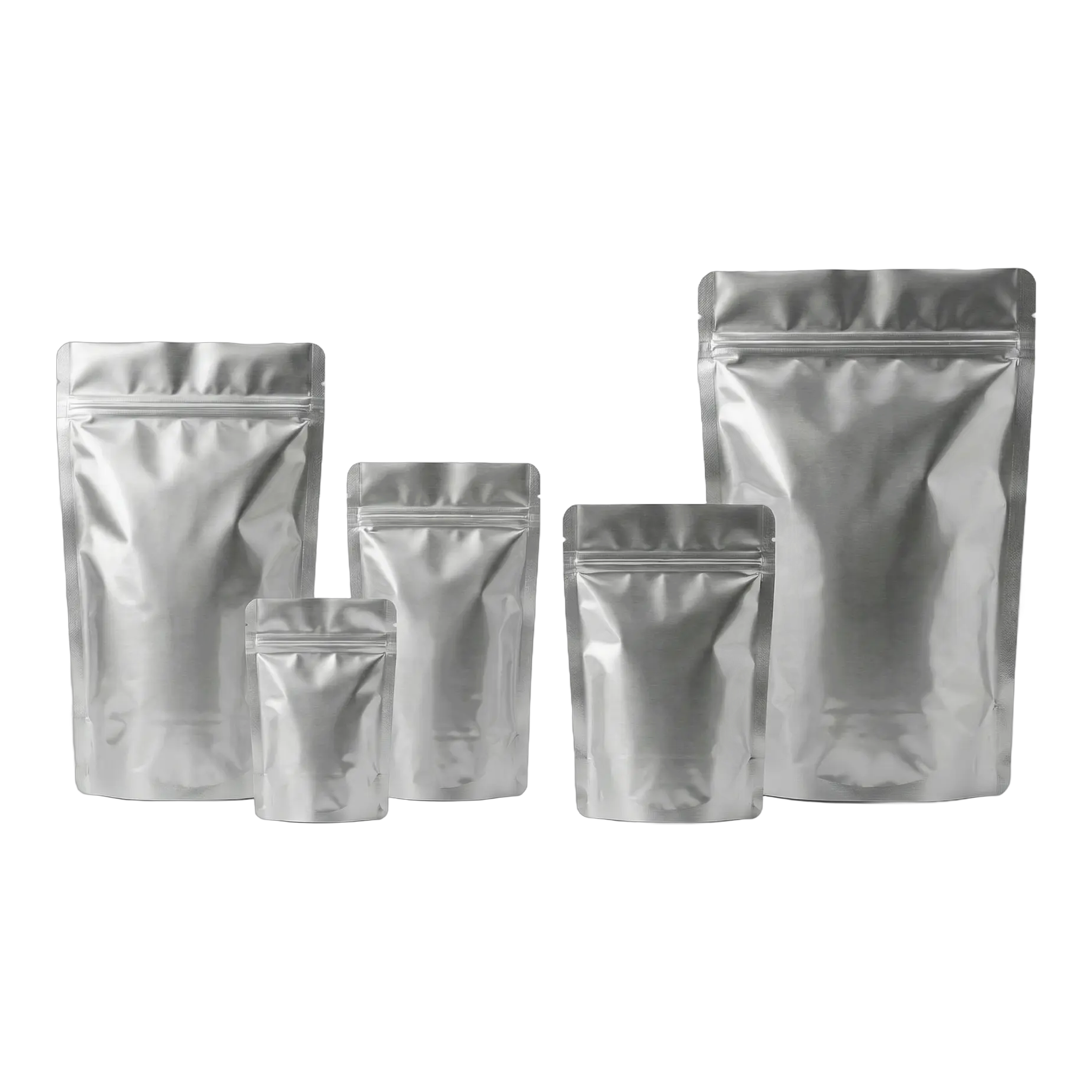 Doypack Srebrny Aluminium